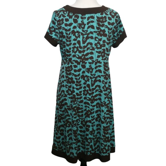 Apt. 9 dress in brown & turquoise Petite PL - Picture 3 of 6